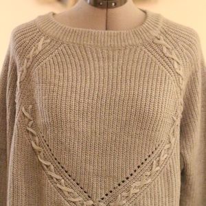 Knitted Gray Sweater
